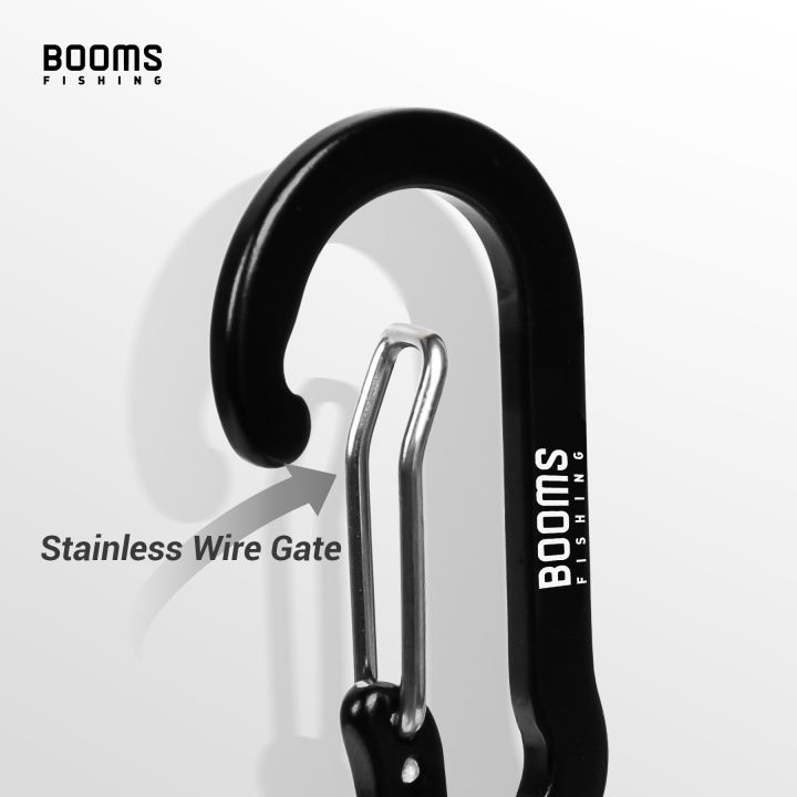 Booms%20Fishing%20CC1%20Multi-Use%20Carabiner%20Clip%2020pcs%20Small%20Caribeener%20Clips%20Mini%20Keychain%204cm%20Aluminum%20D%20Ring%20Fishing%20accessories%20-%20Image%203