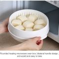 2PCS Quality Food Silicone Creative Steamer Crab Rice Fish Bowl Steamer Microwave Oven Silicone Steamer with Lid Kitchenware. 