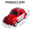 1/32 Scale Alloy Toy Car Mini Alloy Die-cast Beetle Car Model Retro veteran car  Simulation Model Toy For him. 