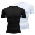 Men  Running Compression T-shirt Long sleeves Sport Tees Gym Fitness Sweatshirt Male Jogging Tracksuit Homme Athletic Shirt Tops. 