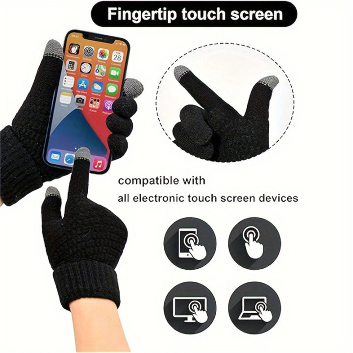 Men's%20and%20Women's%20Winter%20New%20Minimalist%20Knitted%20Gloves%20with%20Mobile%20Touch%20Screen%20Operation%20Thick%20and%20Warm%20Outdoor%20Gloves%20-%20Image%203