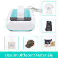 Heat Press Machine 7x4.8inch Heating Transfer Iron Press Fast Heat Up Adjustable Temperature Timer Auto Shutdown Crafts DIY. 