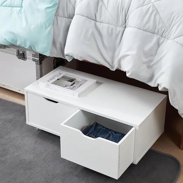 Underbed Rolling Drawers Multipurpose Storage Drawers