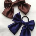 Silk Bow Hair Ponytail for Women & Girls, Lightweight, Washable, Casual Daily Use. 