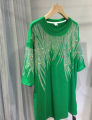 L-4XL Plus Size Tops Rhinestone Graphic T-shirts Luxury Large Size Tunic for Women Men Summer Cotton Women's Clothing Chubby Y2K.