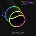 RGB LED Light Gaming Mousepad Waterproof Large Mouse Pad Gamer Mouse Carpet Big Mause Keyboard Pad PC Desk Play Mat with Backlit. 