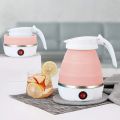 Kettle Silicone Foldable Water Kettles Compression Leak proof Portable Kettle 600ml Travel Mini Kettle for Household | Travel Folding Electric Kettle. 