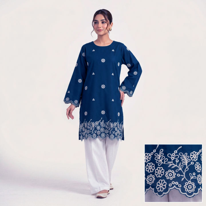 2%20Pcs%20Teal%20Embroidered%20Lawn%20Suit%20For%20Women%20Soft%20Fabric%20Blue%20Casual%20Wear%20Summer%20High%20Quality%20Modern%20Look%20-%20Image%202