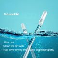 24pcs/box Disposable Sticky Ear Cleaning Swabs Stick Pick Reusable Ear Cleaner Soft Ear Wax Removal Earwax Remover For Adult Kid. 