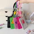 Hot Sales Cute Girl Fashion Solid Color 3In Idol Photo Storage Card Holder Student Bus Card Campus Card Pendant Card Sleeve . 