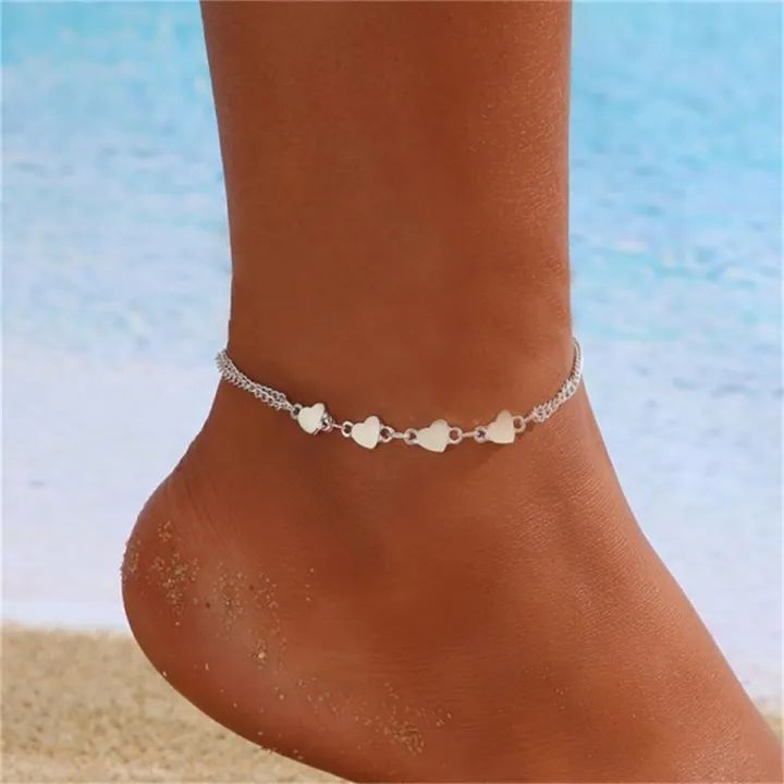 %E3%80%90Latest%20Style%E3%80%91%20Simple%20Heart%20Female%20Anklets%20Barefoot%20Crochet%20Sandals%20Foot%20Jewelry%20Leg%20New%20Anklets%20On%20Foot%20Ankle%20Bracelets%20For%20Women%20Leg%20Chain%20-%20Image%203