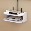 2 layer wall mounted shelf for wifi router media device | Durable material Shelf | Floating Router shelf. 