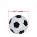 32mm Pure White Foosball Ball, Plastic Resin Table Football Replacement Ball for Tabletop Soccer Game, Kids & Adults Accessories. 