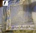 Wedding Dupatta White Color with White Border - Qabool Hai Dupatta. 