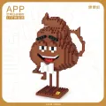530 PCs of The Emoji Movie poop cartoon character Lego-series building blocks _ 9778. 