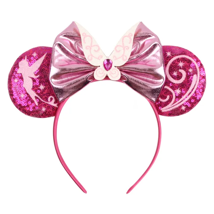 1pc%20Disney%20Headband%20Green%20Shimmering%20Fairy%20Wings%20Gold%20Bow%20Gemstone%20Embellishment%20Theme%20Park%20Role-playing%20Party%20Hair%20Accessories%20-%20Image%205