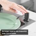 sink soap dispenser black color for kitchen elegant and modern design life hack product. 
