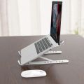 New High Quality Laptop Stand - Adjustable Portable Laptop Stand For Desk - Foldable Plastic Non-Slip Stand For Laptop And Tablet. 