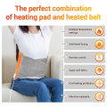 Electric Heating Waist Belt Hot Compress Therapy Thermal Blanket Leg Back Abdomen Uterus Massage Heating Pad Warming Brace. 