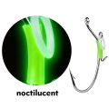 10pcs Luminous Spring-loaded shrimp hook Live Shrimp Hooks Stainless Steel Saltwater Live bait Fishing Hooks Shrimp Walker.