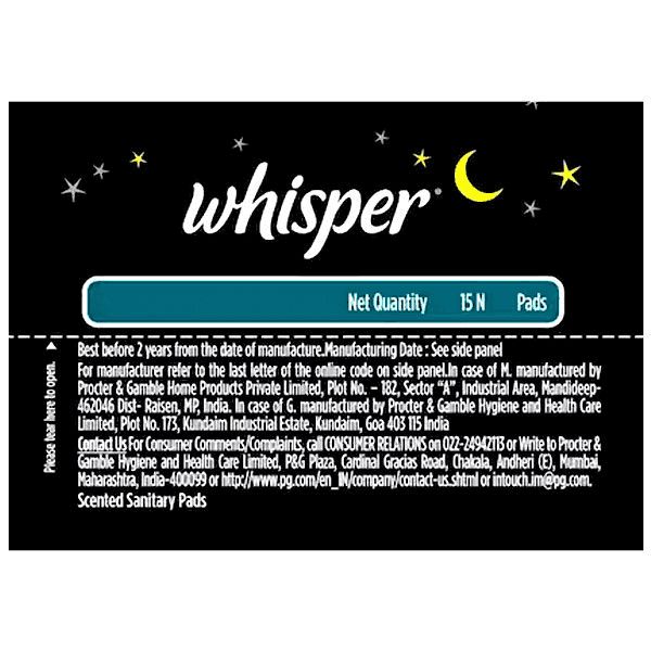 whisper%20maxi%20nights%20sanitary%20pads%20(xl+%20wings)%2015%20pads%20-%20Image%205
