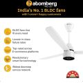 atomberg Renesa Enzel 1200mm BLDC Ceiling Fan with Remote Control | BEE 5 star Rated Energy Efficient Ceiling Fan | High Air Delivery with LED Indicators| 3 Year Warranty (Gloss White). 