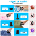 Portable Wireless Inflation Pump Outdoor Mini Air Pump with Digital Power Display and LED for Camping Vacuum Bag Air Cushion NEW. 