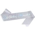 Glitter Birthday Princess Sash Birthday Sashes for Girls Women 16th 18th 21st 30th 40th Happy Birthday Party Decoration Supplies. 