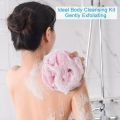 1/2/3pcs Large Bath Ball Rich Bubble Bath Towel Scrubber Body Cleaning Mesh Shower Wash Sponge Bathroom Accessories. 