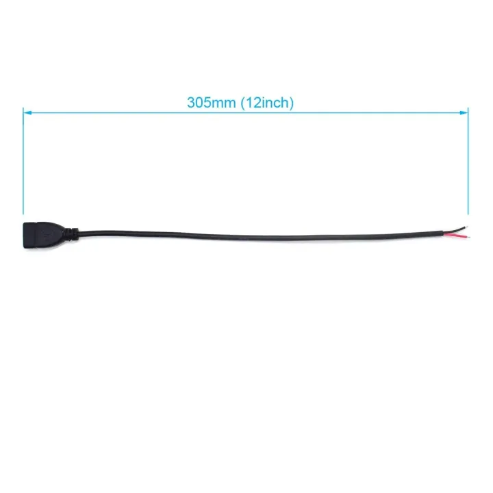 2%20Pin%20USB%20DIY%20Power%205V%205A%20with%202-Position%20Spring%20Connector%2020AWG%20USB%20Female%20Pigtail%202%20Wire%20USB%202.0%20Plug%20to%20Bare%20Open%20End%20Cable%20-%20Image%205