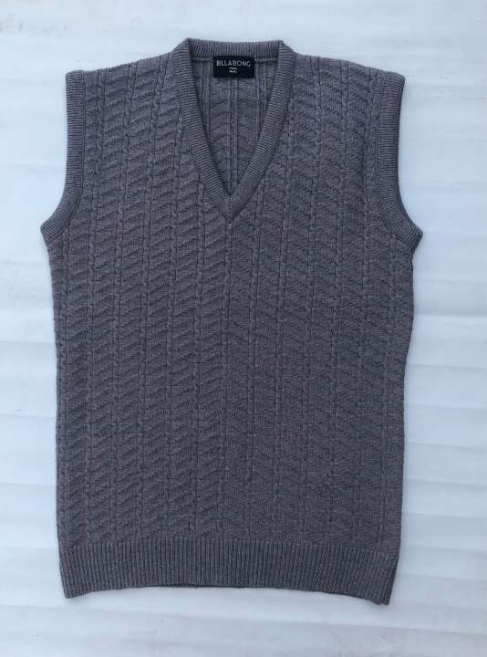 Sleeveless sweaters for men soft wool