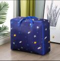 Large Capacity Quilt Storage Bag – Non-Woven Bedding Organizer with Handles for Blankets, Clothes & Baby Quilts (39x48x18 cm). 