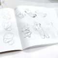 Anime Characters Tracing Sketch Hand Painted Tutorial Book Human Body Structure Dynamic Copy Practice Line Draft Practice Books. 
