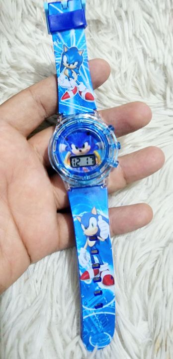 Kids Sonic Musical Colorful Lighting Fun Watch