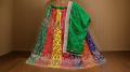 beautiful mehndi lehenga three piece for wedding (lehenga + choli + dupatta). 