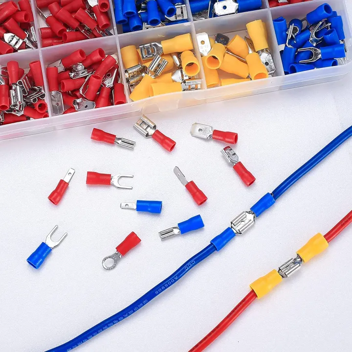 280%20Pcs%20Electrical%20Cable%20Connectors%20Assorted,%20Insulated%20Wire%20Cable%20Crimp%20U-Type%20Fork%20Spade%20Butt%20Ring%20Connector%20Assortment%20Kit%20-%20Image%204