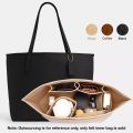 Felt Insert Bag Fits For Longchamp Handbag Liner Bag Felt Cloth Makeup Bag Support Travel Portable Insert Purse Organizer.