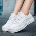 2023 Spring and Autumn Women's Campus Little White Shoes Fashion Trend Board Sneakers. 