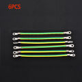 6 Pcs Auto Engine Ground Strap Car Battery Braided Connection Line Battery Parallel Connection Line Battery Series Line.