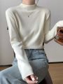 2026 Solid Sweater Women Half Turtleneck Knitted Pullovers Harajuku Korean Soft Warm Knitwear Autumn Winter Fashion Slim Jumpers.