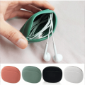 Silicone Cell Phone Cable Bag, Data Cable Storage Box, Travel Earphone, Wire Key, U Drive, USB Rating, Sauna.