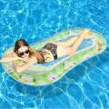 1Pc Flower Sequin Floating Row Net Inflatable Pool Float Seat Beach Pool Party Fun Water Rest Floating Accessories. 