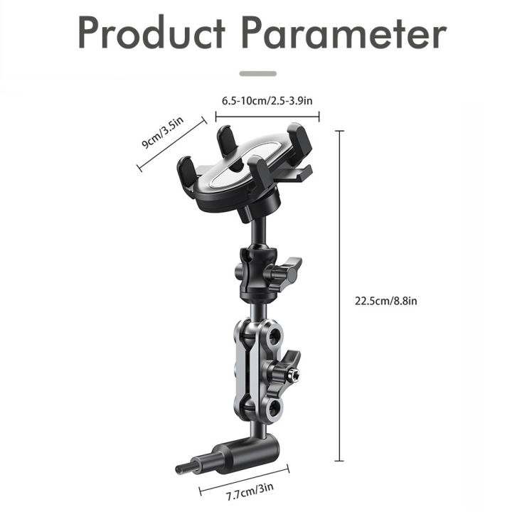A-Pillar%20Handle%20Phone%20Holder%20360%20Degrees%20Rotatable%20Fixed%20Car%20Mobile%20Bracket%20Suitable%20for%20Tanks%20300/500/Pajero/Overlord%20ETC%20-%20Image%206