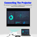 HDMI Male to VGA Male 0.5M 1M 2M 3M 5M 10M 1080P 60Hz HDMI Compatible Cable to VGA Adapter Digital to Analog for Computer Laptop.