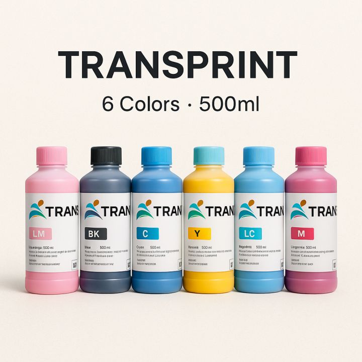 TRANSPARENT 500ml 6 COLOR EPSON INK - TONER MAX