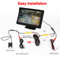 4.3Inch Rear View Camera Monitor Screen Reversing Camera for Car Parking Parking System Camera for Vehicle DashCam Backup Camera. 