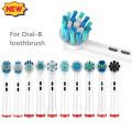 4PCS Dupont Bristle Electric Toothbrush Heads Whiten Teeth/Daily Clean/Precison Cleaning/Soft Care Teeth Function For Oral B. 