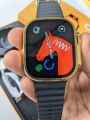 HK9 Ultra Max Gold Smart Watch Bluetooth Call Men Smartwatch Ultra Series 9 Watch Ultra Wireless Charge For Ios Android.