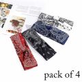 1pc Headband For Women Stretchy Wide Hair Band Knotted Headband For Yoga Running Sports Sweatband Women Girls Hair Accessories. 