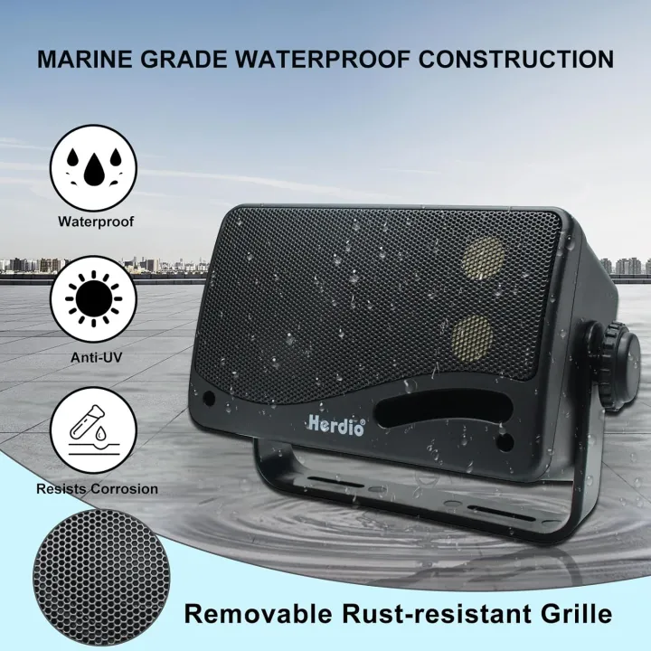 Herdio%203.5%E2%80%98%E2%80%99%20Outdoor%20Speakers%20Passive%20Wired%20Waterproof%20200W%203%20Way%20Premium%20Mountable%20Wall%20Mount%20Speakers%20With%20Superior%20Sound%202PCS%20-%20Image%205